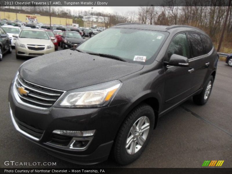 Tungsten Metallic / Ebony 2013 Chevrolet Traverse LT AWD