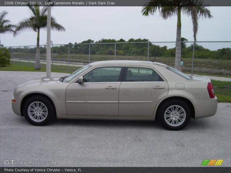 Light Sandstone Metallic / Dark Slate Gray 2008 Chrysler 300 LX