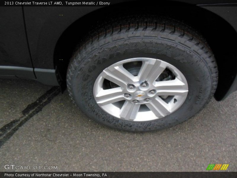Tungsten Metallic / Ebony 2013 Chevrolet Traverse LT AWD