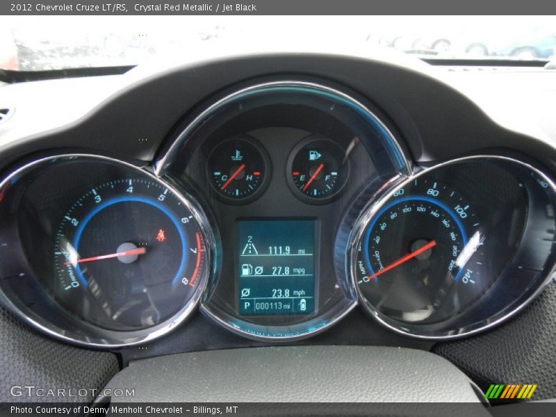 Crystal Red Metallic / Jet Black 2012 Chevrolet Cruze LT/RS