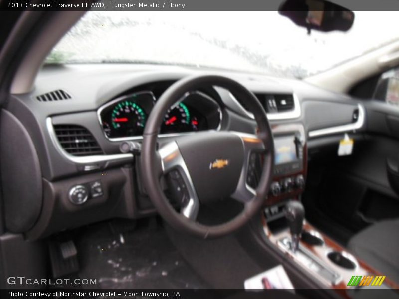 Tungsten Metallic / Ebony 2013 Chevrolet Traverse LT AWD