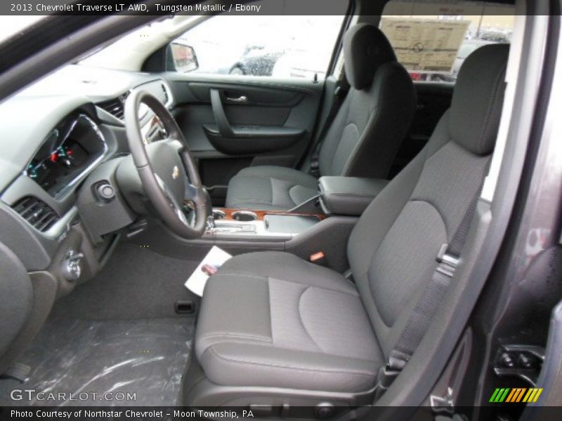 Tungsten Metallic / Ebony 2013 Chevrolet Traverse LT AWD