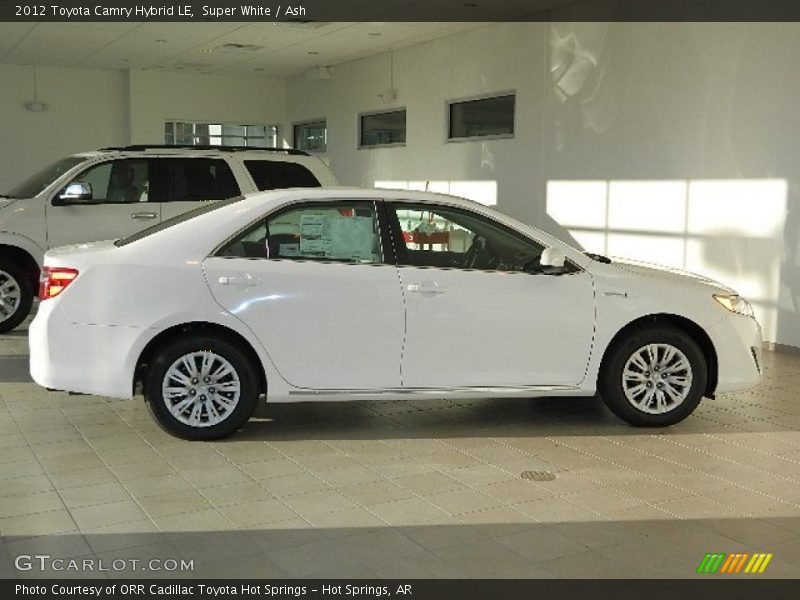 Super White / Ash 2012 Toyota Camry Hybrid LE