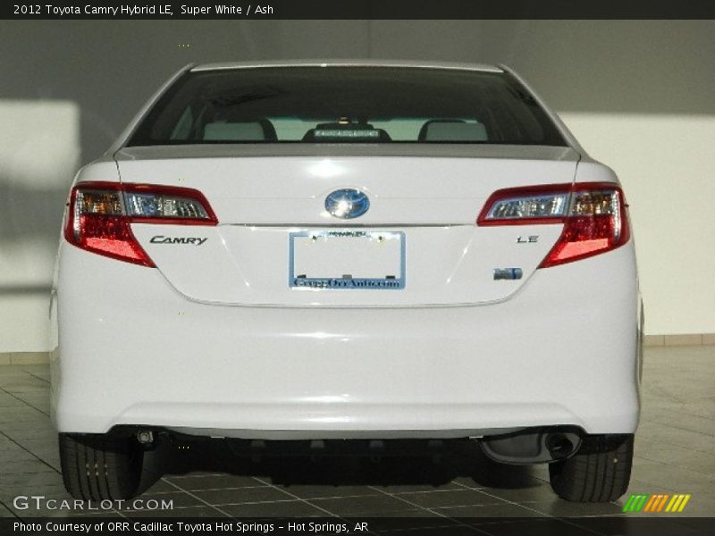 Super White / Ash 2012 Toyota Camry Hybrid LE