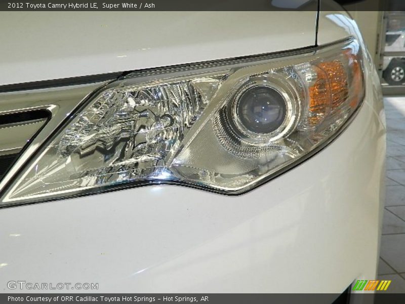 Super White / Ash 2012 Toyota Camry Hybrid LE