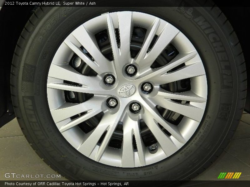 Super White / Ash 2012 Toyota Camry Hybrid LE