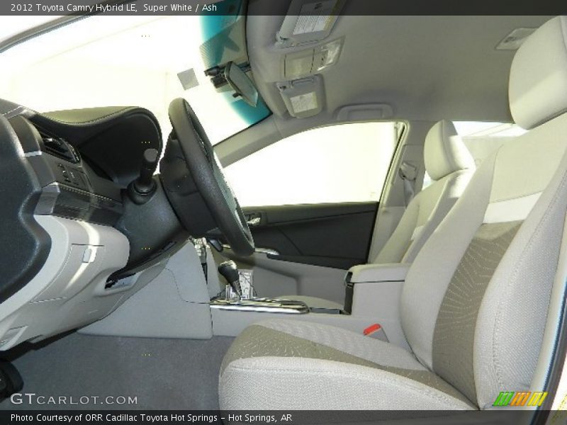 Super White / Ash 2012 Toyota Camry Hybrid LE