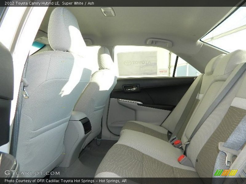 Super White / Ash 2012 Toyota Camry Hybrid LE