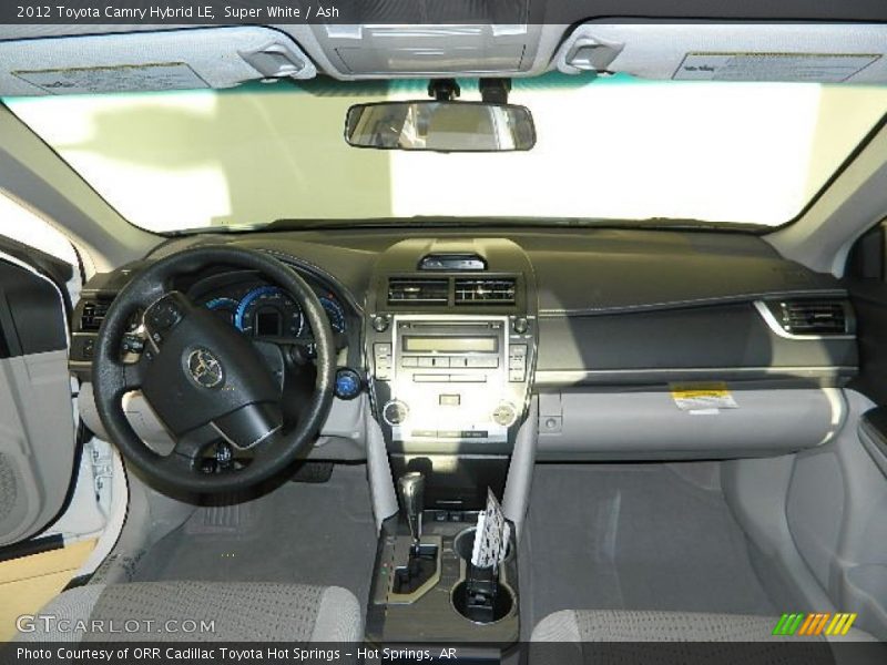 Super White / Ash 2012 Toyota Camry Hybrid LE