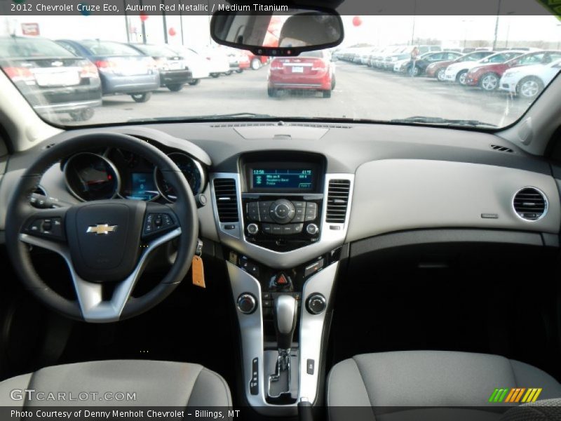 Autumn Red Metallic / Medium Titanium 2012 Chevrolet Cruze Eco