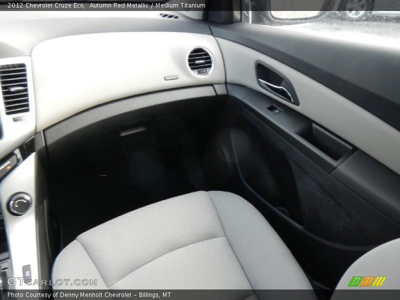 Autumn Red Metallic / Medium Titanium 2012 Chevrolet Cruze Eco