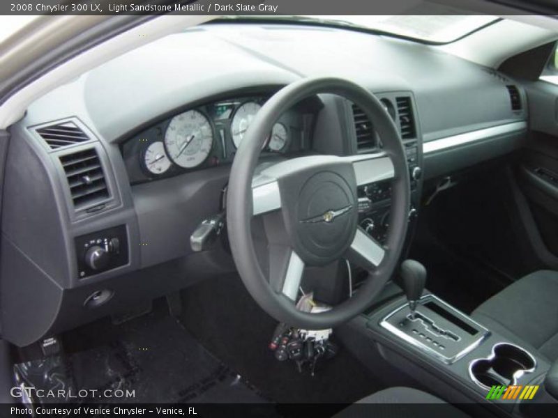 Light Sandstone Metallic / Dark Slate Gray 2008 Chrysler 300 LX