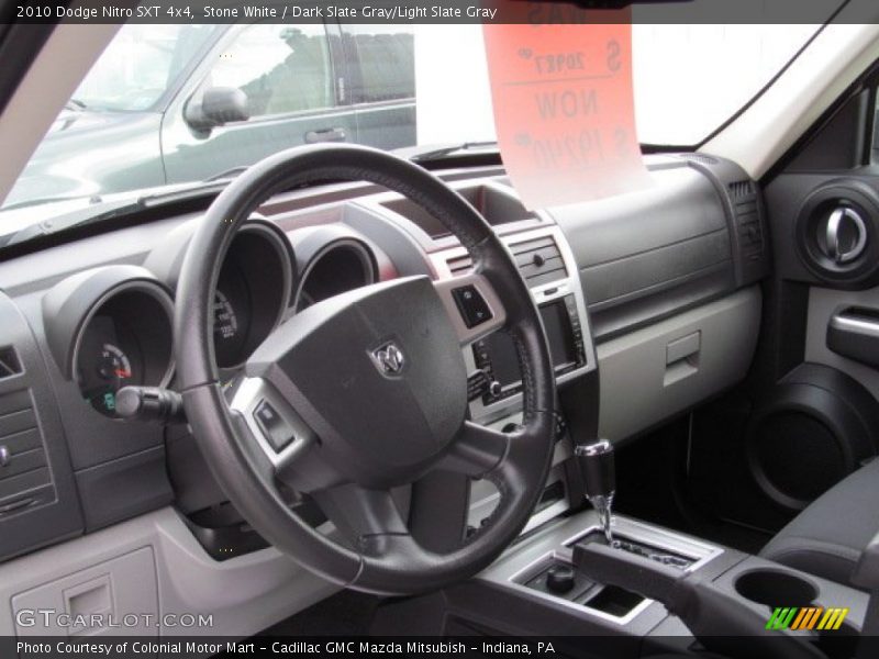 Stone White / Dark Slate Gray/Light Slate Gray 2010 Dodge Nitro SXT 4x4