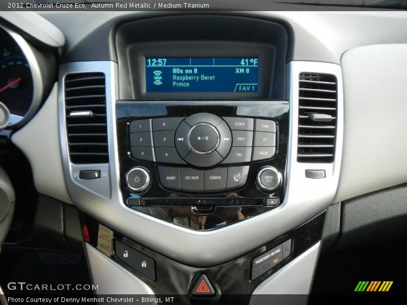 Autumn Red Metallic / Medium Titanium 2012 Chevrolet Cruze Eco