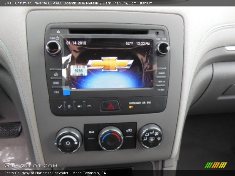 Atlantis Blue Metallic / Dark Titanium/Light Titanium 2013 Chevrolet Traverse LS AWD