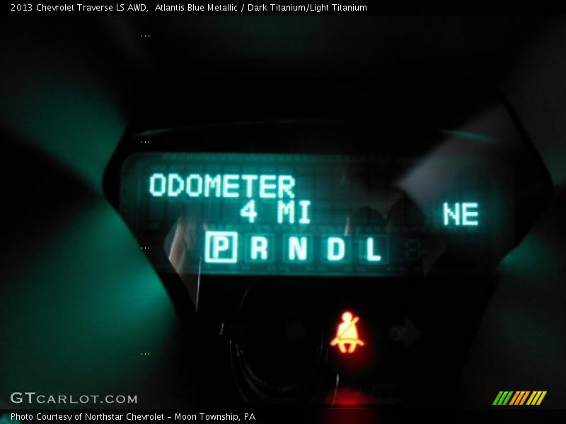 Atlantis Blue Metallic / Dark Titanium/Light Titanium 2013 Chevrolet Traverse LS AWD