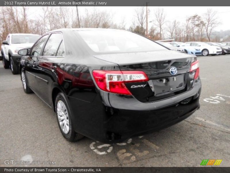  2012 Camry Hybrid LE Attitude Black Metallic