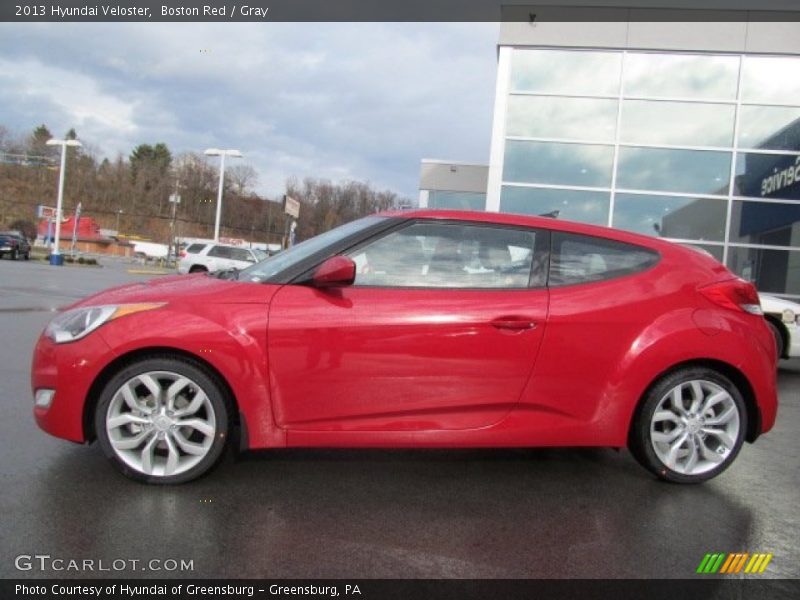 Boston Red / Gray 2013 Hyundai Veloster