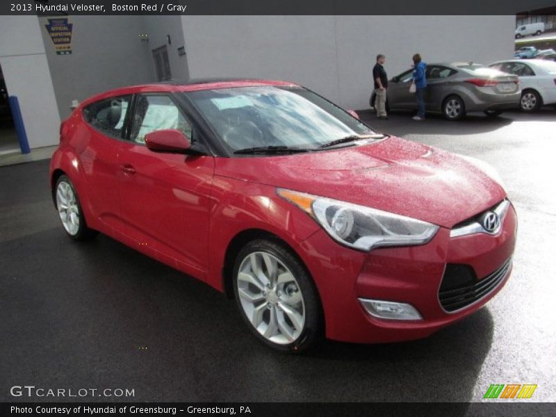 Boston Red / Gray 2013 Hyundai Veloster