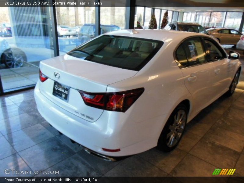 Starfire White Pearl / Flaxen 2013 Lexus GS 350 AWD