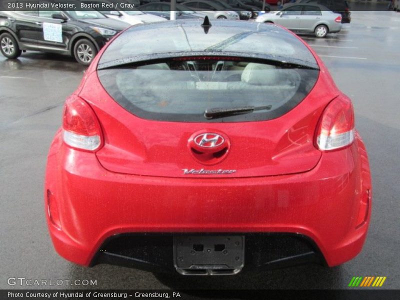 Boston Red / Gray 2013 Hyundai Veloster