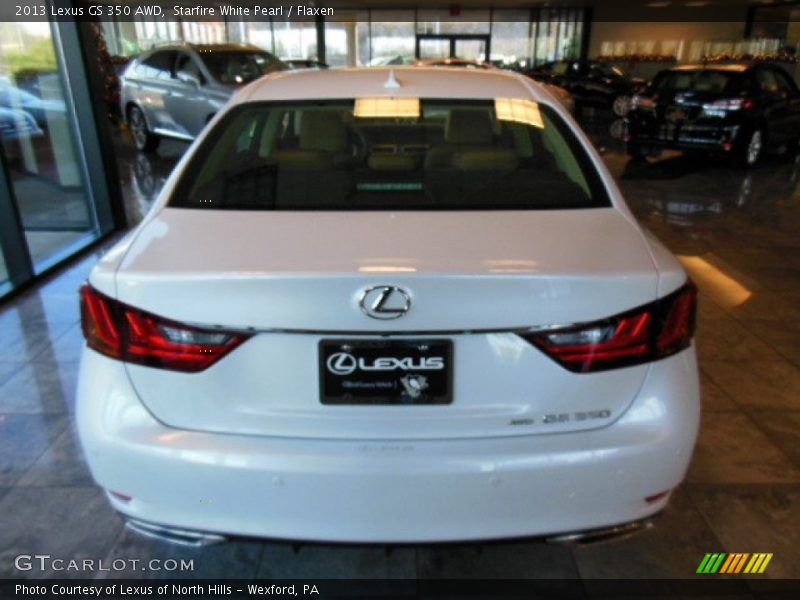 Starfire White Pearl / Flaxen 2013 Lexus GS 350 AWD