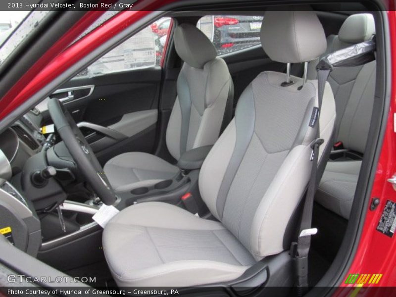 Boston Red / Gray 2013 Hyundai Veloster