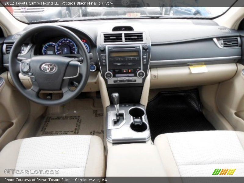 Dashboard of 2012 Camry Hybrid LE