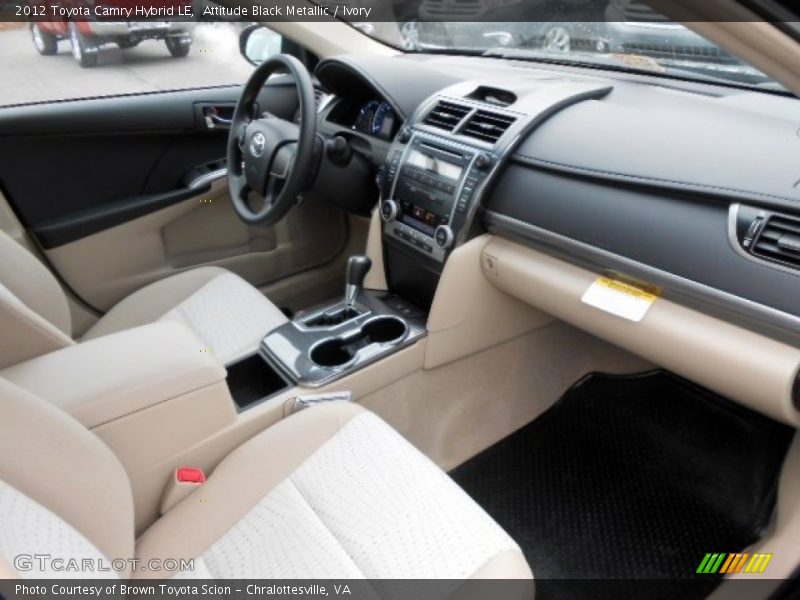 Dashboard of 2012 Camry Hybrid LE