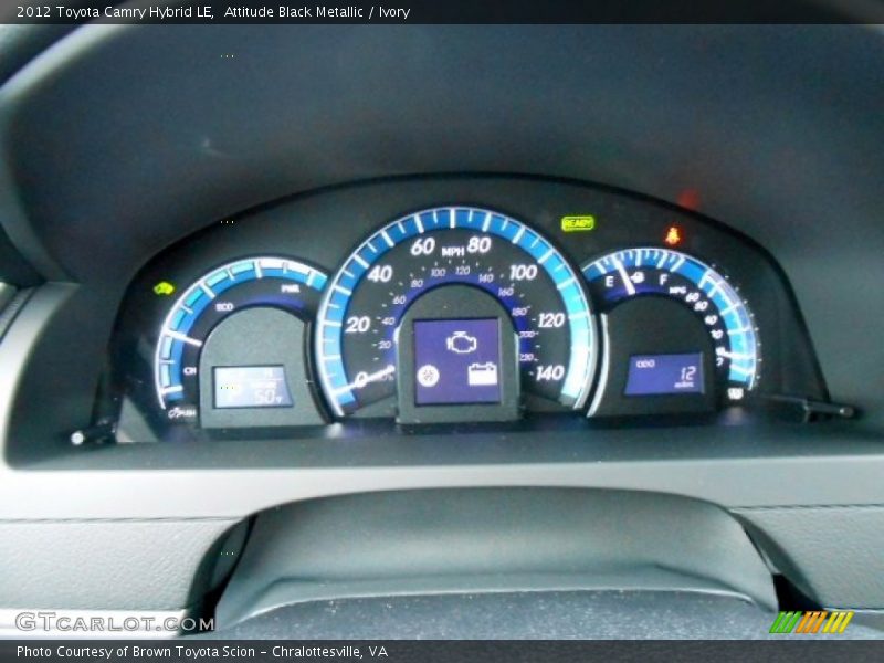  2012 Camry Hybrid LE Hybrid LE Gauges