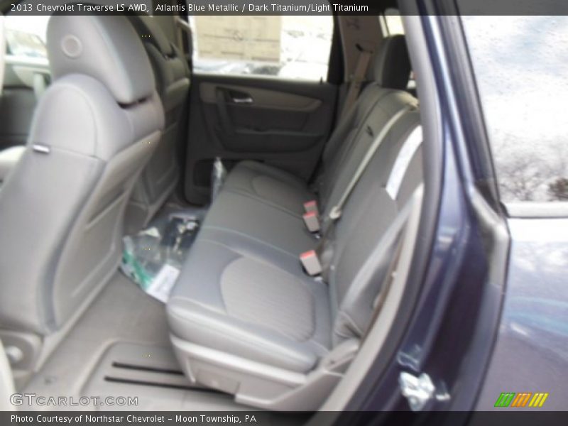 Atlantis Blue Metallic / Dark Titanium/Light Titanium 2013 Chevrolet Traverse LS AWD
