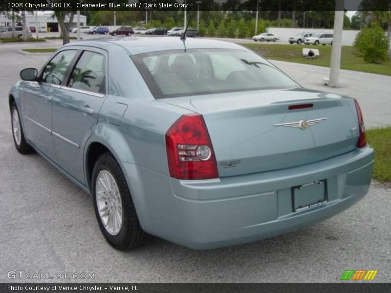 Clearwater Blue Pearl / Dark Slate Gray 2008 Chrysler 300 LX