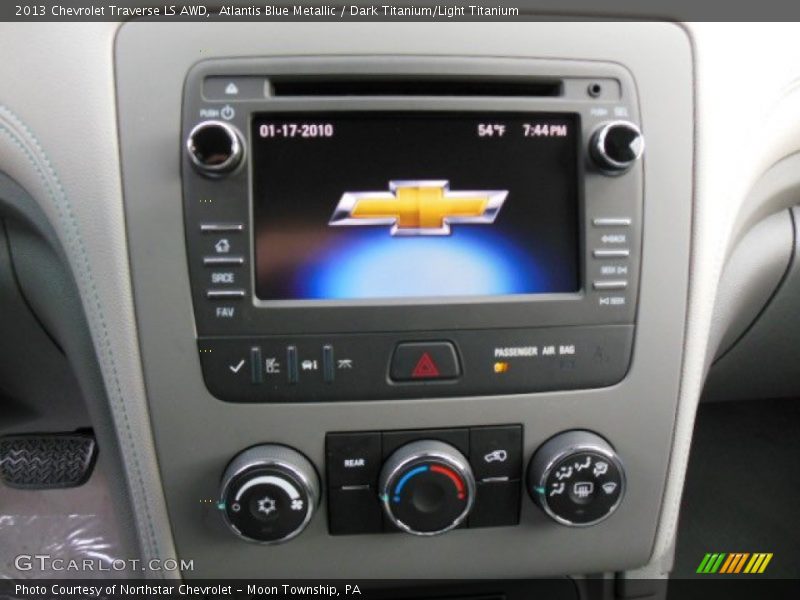 Atlantis Blue Metallic / Dark Titanium/Light Titanium 2013 Chevrolet Traverse LS AWD