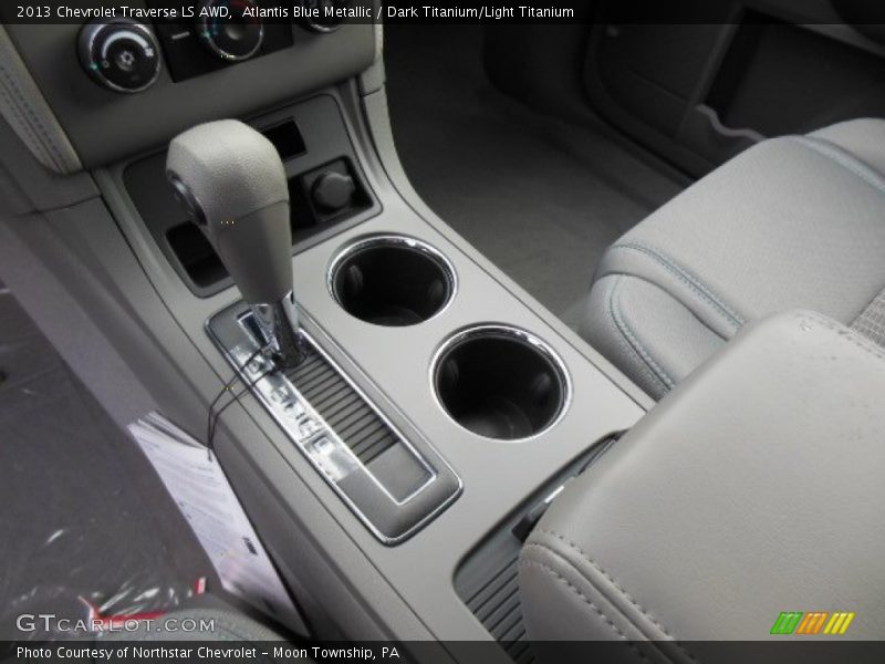 Atlantis Blue Metallic / Dark Titanium/Light Titanium 2013 Chevrolet Traverse LS AWD