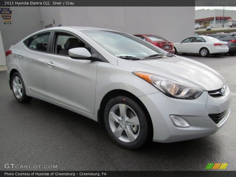 Silver / Gray 2013 Hyundai Elantra GLS