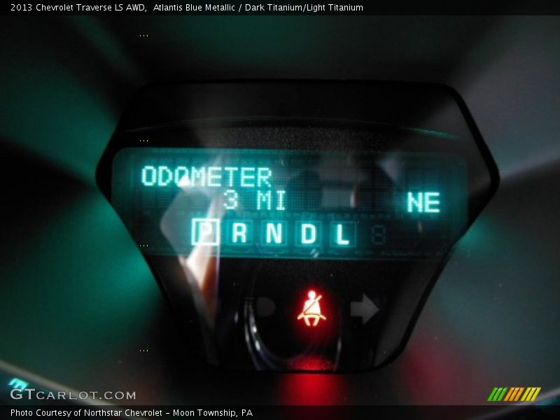 Atlantis Blue Metallic / Dark Titanium/Light Titanium 2013 Chevrolet Traverse LS AWD