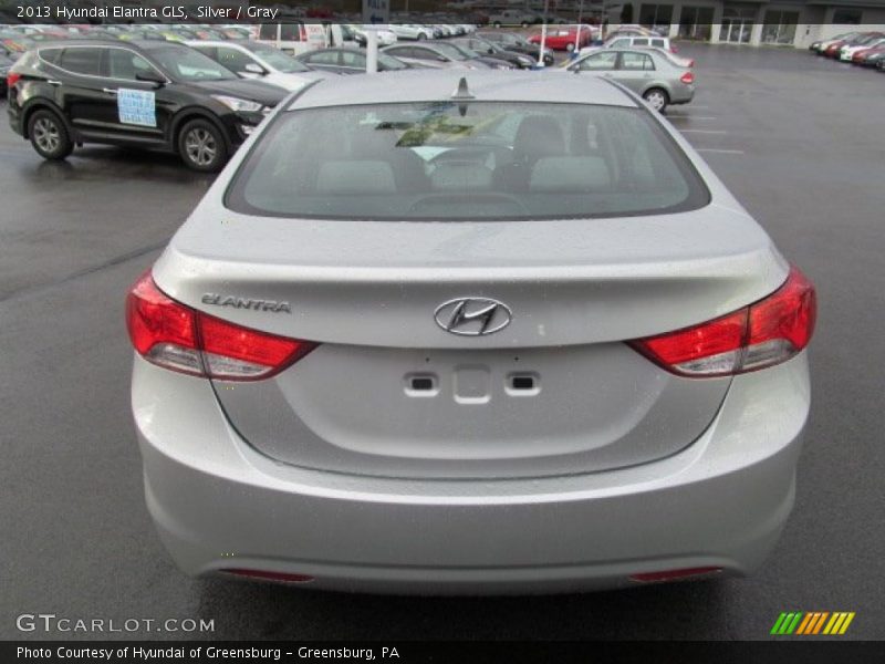 Silver / Gray 2013 Hyundai Elantra GLS
