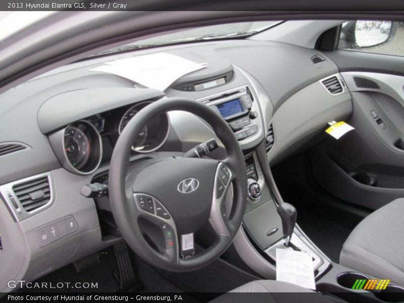 Silver / Gray 2013 Hyundai Elantra GLS
