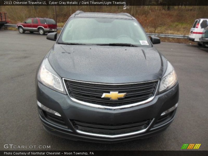 Cyber Gray Metallic / Dark Titanium/Light Titanium 2013 Chevrolet Traverse LS