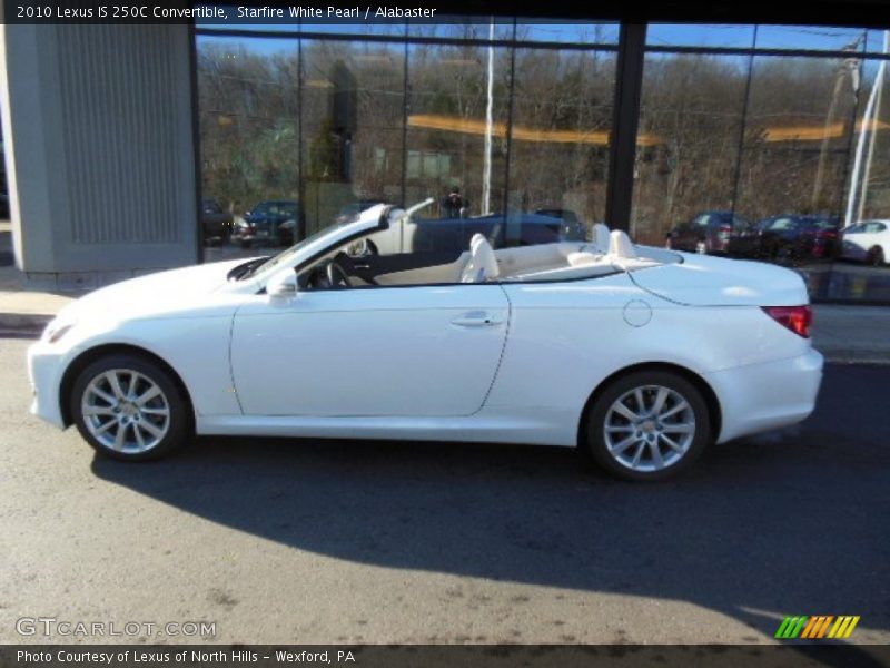 Starfire White Pearl / Alabaster 2010 Lexus IS 250C Convertible