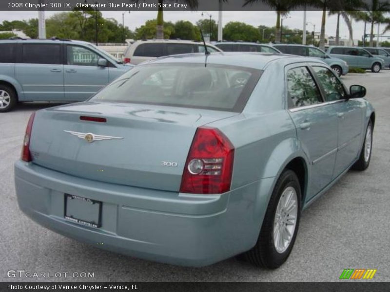 Clearwater Blue Pearl / Dark Slate Gray 2008 Chrysler 300 LX