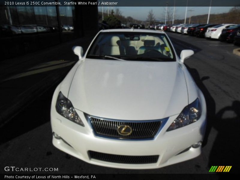 Starfire White Pearl / Alabaster 2010 Lexus IS 250C Convertible