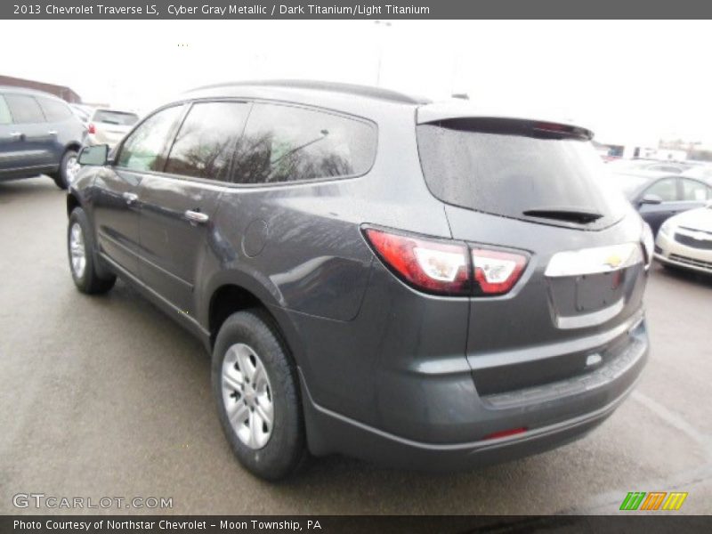 Cyber Gray Metallic / Dark Titanium/Light Titanium 2013 Chevrolet Traverse LS