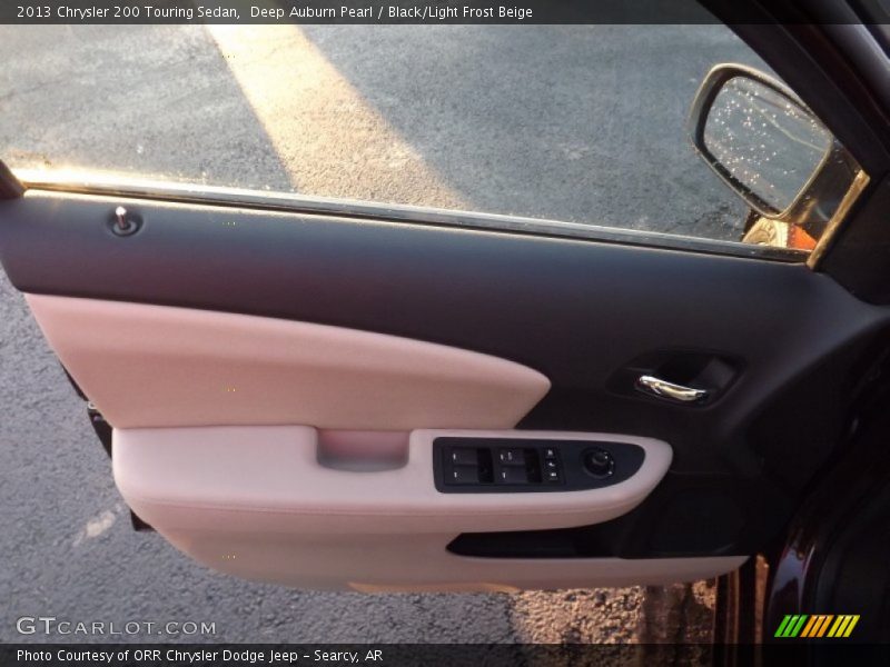 Deep Auburn Pearl / Black/Light Frost Beige 2013 Chrysler 200 Touring Sedan