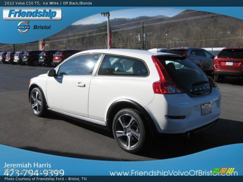 Ice White / Off Black/Blonde 2013 Volvo C30 T5