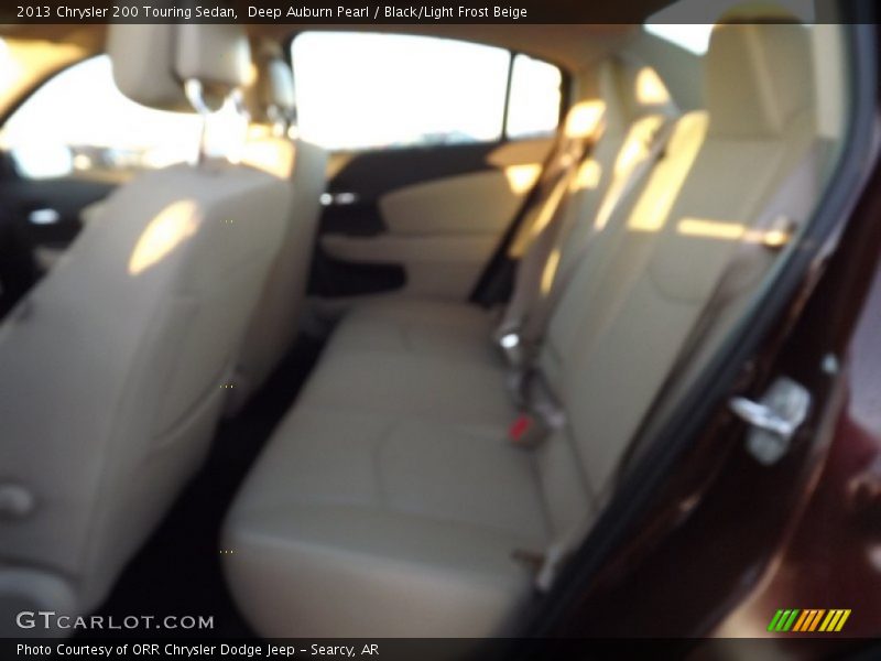 Deep Auburn Pearl / Black/Light Frost Beige 2013 Chrysler 200 Touring Sedan