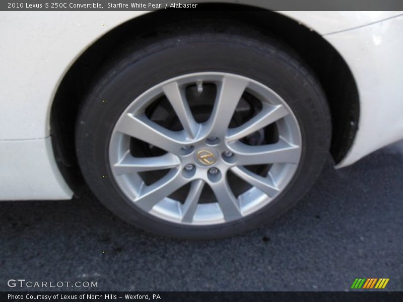 Starfire White Pearl / Alabaster 2010 Lexus IS 250C Convertible