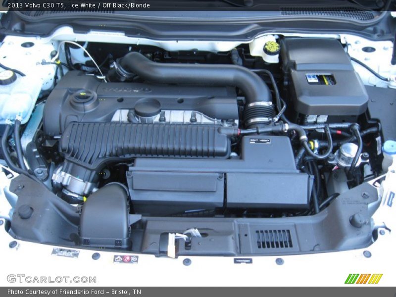 Ice White / Off Black/Blonde 2013 Volvo C30 T5