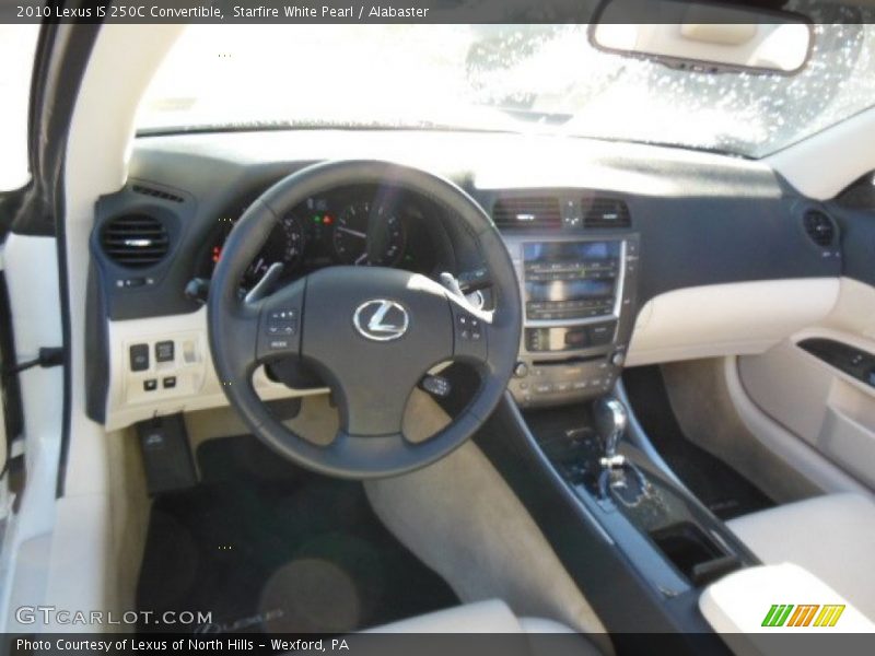 Starfire White Pearl / Alabaster 2010 Lexus IS 250C Convertible