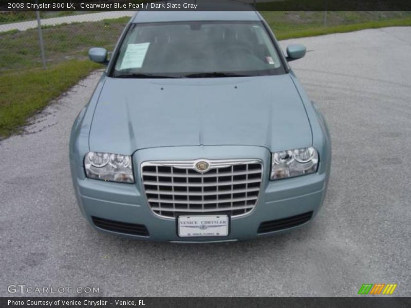 Clearwater Blue Pearl / Dark Slate Gray 2008 Chrysler 300 LX